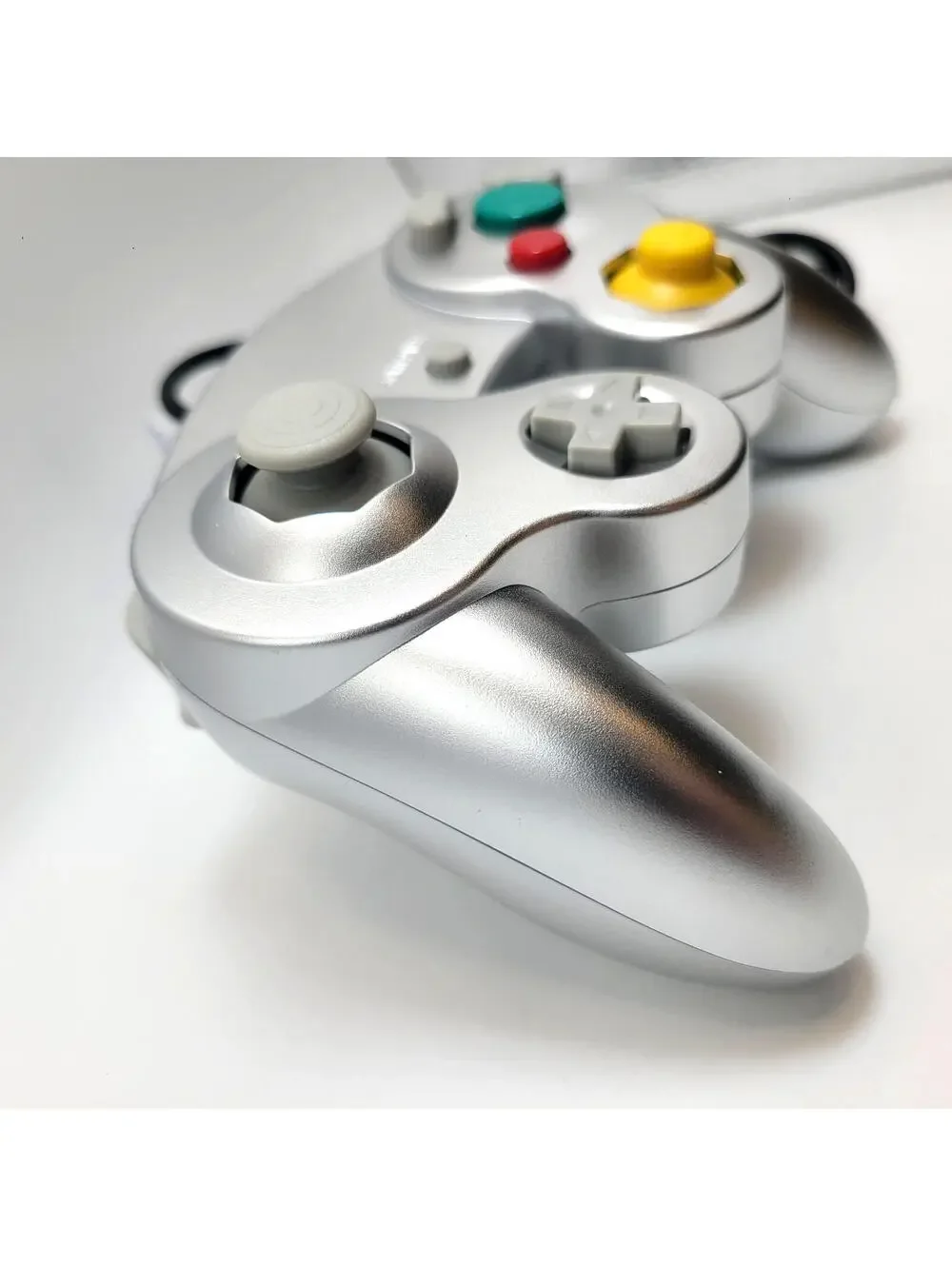 Nintendo GameCube Controller Game Pad For NGC - Wii Console Silver - NEW